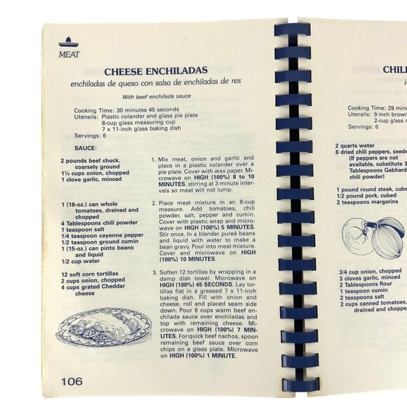 Tout De Suite À La Microwave II Cookbook By Jean K Durkee Spiral Bound - Picture 10 of 14